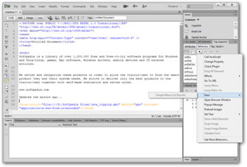 Simple Menu/List Rewrite for Dreamweaver screenshot