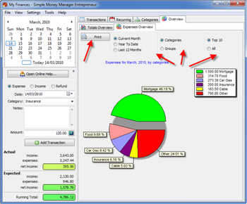 Simple Money Manager Pro screenshot 2