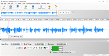 Simple MP3 Cutter Joiner Editor screenshot