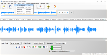 Simple MP3 Cutter Joiner Editor screenshot 6