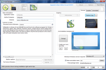 Simple Packager screenshot