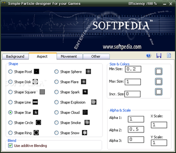 Simple Particle Designer screenshot 2