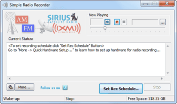 Simple Radio Recorder screenshot