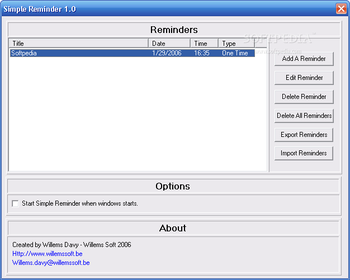 Simple Reminder screenshot