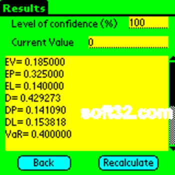 Simple Risk Calculator screenshot 2