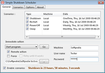 Simple Shutdown Scheduler screenshot