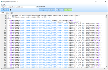 Simple Sitemap Creator screenshot