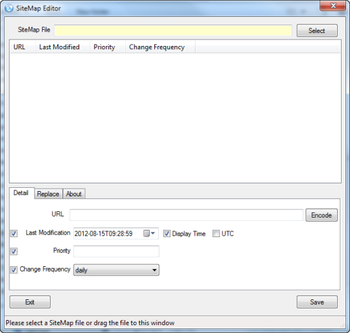 Simple SiteMap Editor screenshot