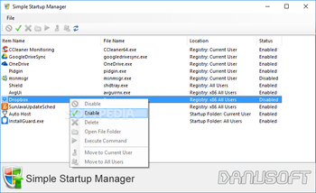 Simple Startup Manager screenshot 3
