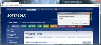Simple Startup Password screenshot