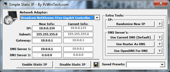 Simple Static IP screenshot