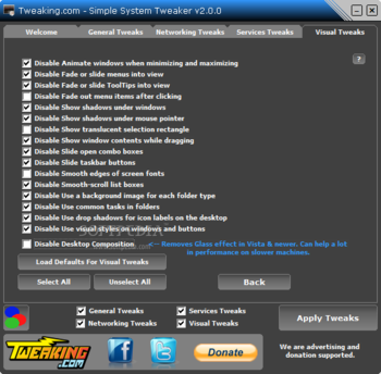 Simple System Tweaker screenshot 4