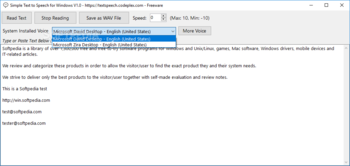 Simple Text to Speech for Windows screenshot 2