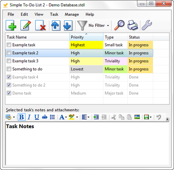 Simple To-Do List screenshot