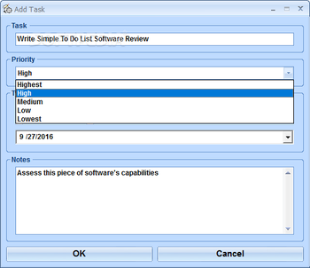 Simple To Do List Software screenshot 3