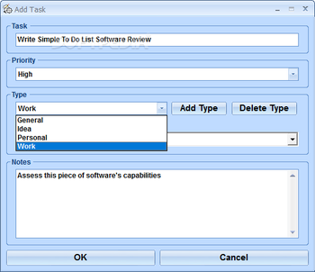 Simple To Do List Software screenshot 4