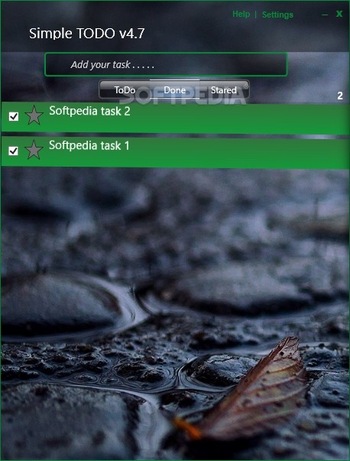 Simple TODO screenshot 2
