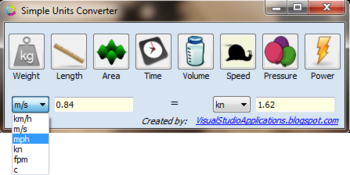Simple Units Converter screenshot 2