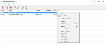 Simple VHD Manager screenshot