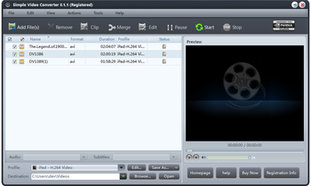 Simple Video Converter screenshot