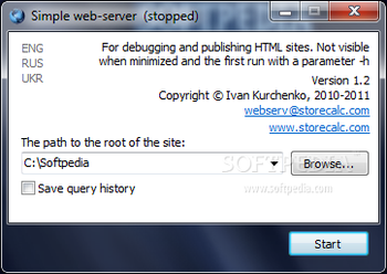 Simple web-server screenshot