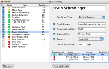 SimpleAuthority screenshot