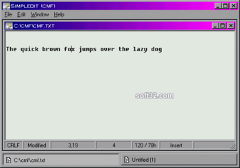 Simpledit screenshot