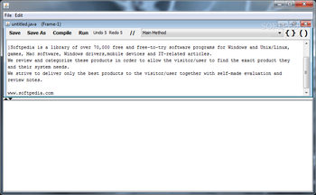 SimpleJavaEditor screenshot