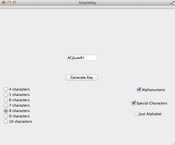 SimpleKey  screenshot