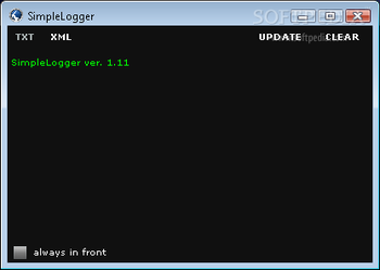 SimpleLogger screenshot