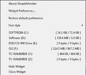 SimpleMonitor screenshot 2