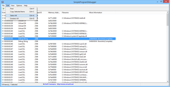 SimpleProgramDebugger screenshot 3