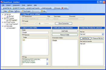 SimpleSend screenshot 2