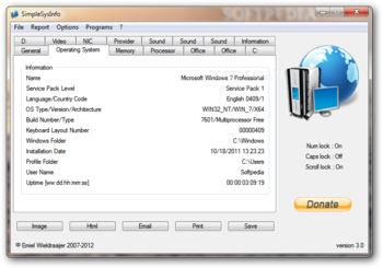SimpleSysInfo screenshot 2