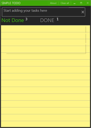SimpleTODO screenshot