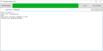 SimpleWavSplitter screenshot