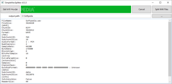 SimpleWavSplitter screenshot 2