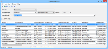 SimpleWMIView screenshot