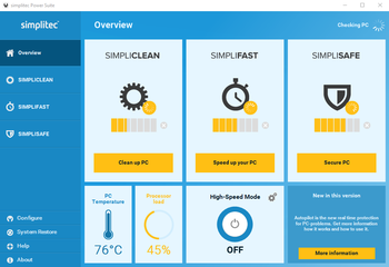 simplitec Power Suite screenshot