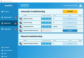 simplitec Power Suite screenshot 3