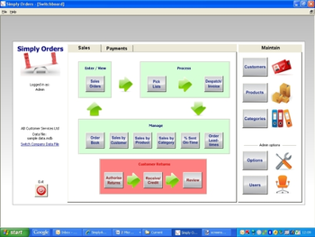 Simply Orders Open Source Edition screenshot