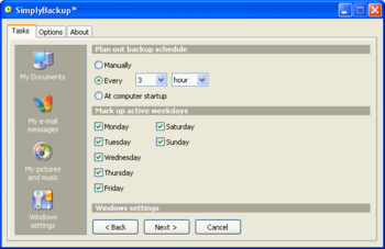 SimplyBackup screenshot