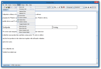 SimplyHTML screenshot 4