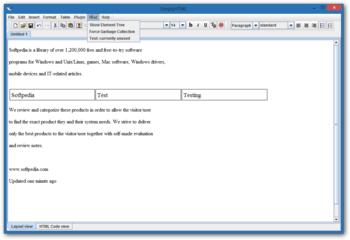 SimplyHTML screenshot 5