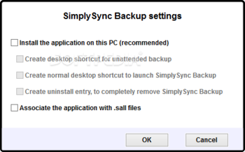 SimplySync Backup screenshot 2