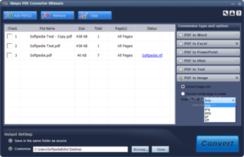 Simpo PDF Converter Ultimate screenshot 3