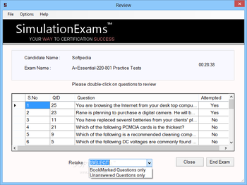 Simulation Exams for A+ Essential-220-801 screenshot 5