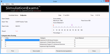 Simulation Exams for CCNP-642-813 screenshot 4