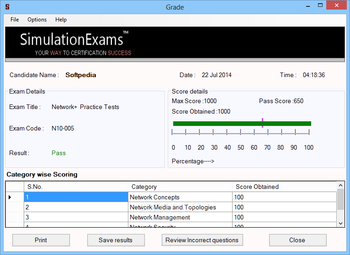 Simulation Exams for Network+ N10-005 (formerly Network+ practice tests) screenshot 4