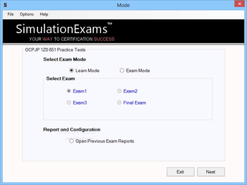 Simulation Exams for OCPJP screenshot 2